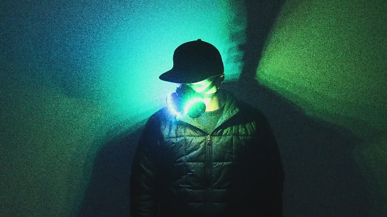 RGB LED Glow Mask — Multicolor Festival Mask