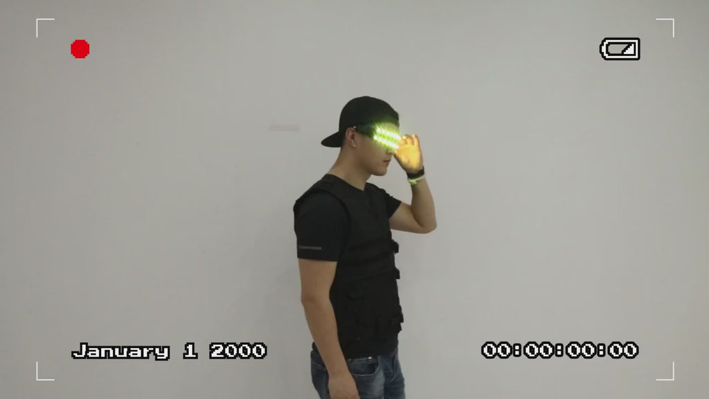 Color-Changing LED Glasses — Festival & Rave Eyewear