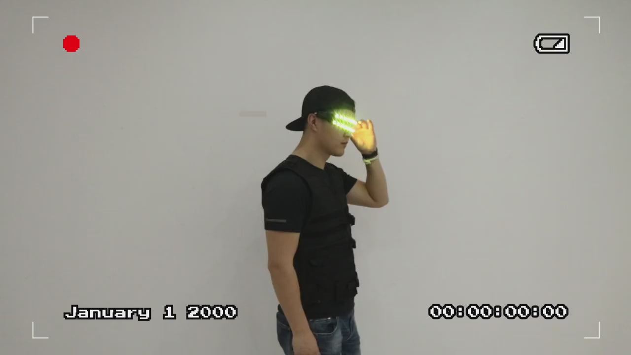 Color-Changing LED Glasses — Festival & Rave Eyewear