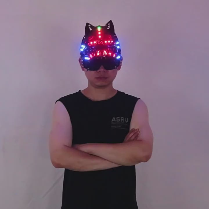 RGB LED Party Hat — Multicolor Light-Up Cap