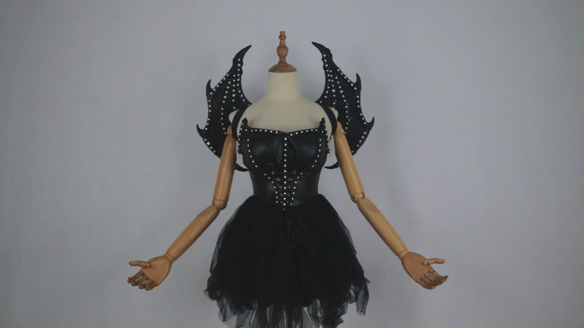 Demon Luminous Skirt Stage Led Color Wings Suitable For Performance Luminous Costumes