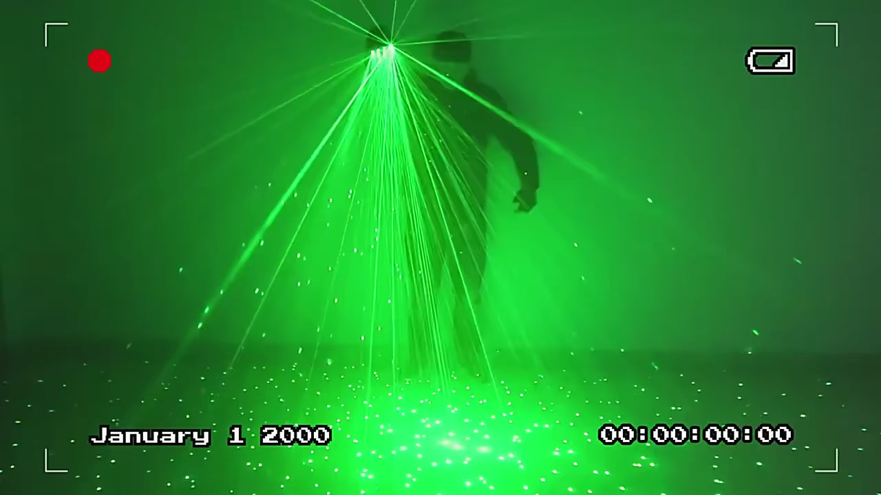 Green Laser Gloves DJ Stage Performance Fluorescent Props