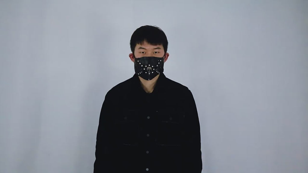 Neon RGB LED Costume Mask — Party & Cosplay Face Mask