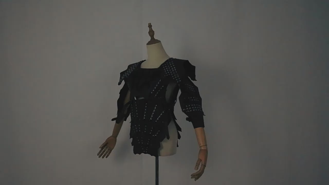 Full-Colour LED Light-Emitting Armour Shoulders COSPLAY Fluorescent Props