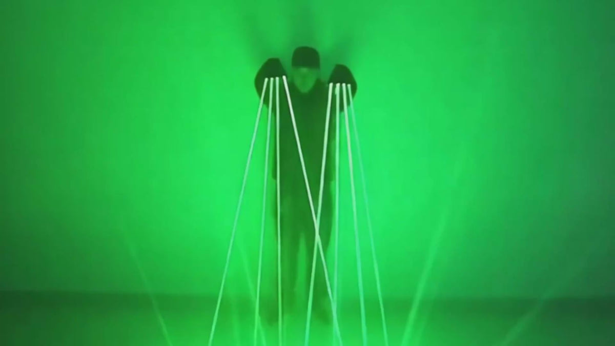 Green Laser Gloves DJ Stage Performance Fluorescent Props